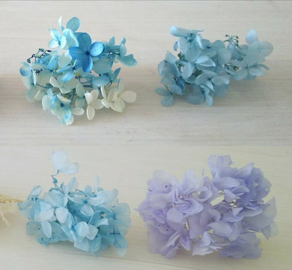 【カラー変更ＯＫ】スターフィッシュの花冠　ブルー×イエロー 4枚目の画像