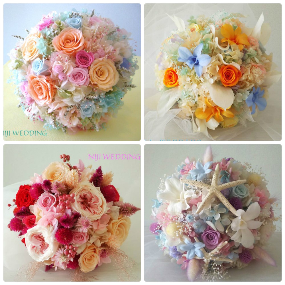 【セミオーダー】フラワーセレクト❤️ラウンドブーケ　アジサイ　結婚式　オーダーメイド 25,000円