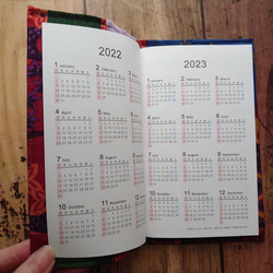 2024手帳カバー✨ スリムタイプ 和風　雅　手帳　スケジュール帳　カバー　令和6年　ダイアリー 4枚目の画像