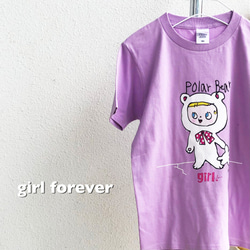 ポーラベア　自分を表現するあなたへ。girlちゃんコットンTシャツ　 1枚目の画像