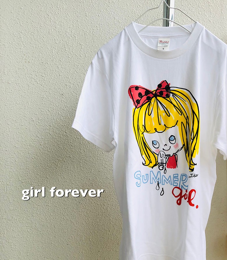 サマーガール　自分を表現するあなたへ。girlちゃんコットンTシャツ