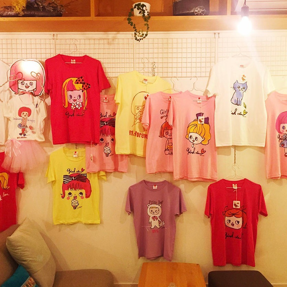 ムラサキリボン/自分を表現するあなたへ。girlちゃんコットンTシャツ　 8枚目の画像