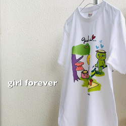 かっぱくんの初恋/自分を表現するあなたへ。girlちゃんコットンTシャツ　 1枚目の画像