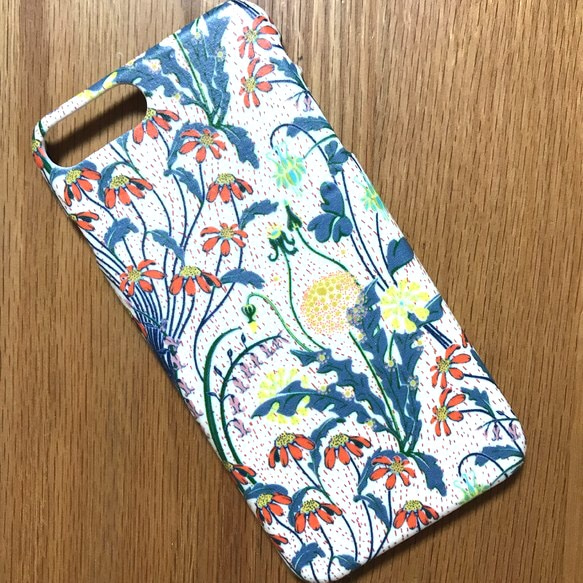 iPhone全機種/各種スマホ対応/名入れできます♡リバティ Alpine Pasture Yellow 2枚目の画像