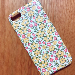 所有iPhone機型/兼容各種智能手機☆您可以輸入名稱♡Liberty Serandain Pink /定制封面 第3張的照片