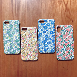 所有iPhone機型/兼容各種智能手機☆您可以輸入名稱♡Liberty Serandain Pink /定制封面 第5張的照片