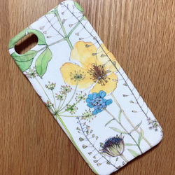 所有iPhone型號/兼容各種智能手機*您可以輸入名稱♡Liberty Irma / Iruma藍色定制封面 第5張的照片