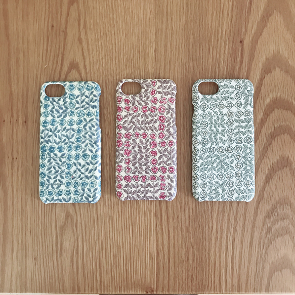 所有iPhone型號/兼容各種智能手機*您可以輸入一個名字♡Liberty Sleeping Rose Pink Custom 第5張的照片