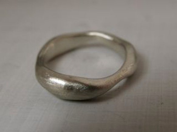 abstract art ring(silver) 1枚目の画像