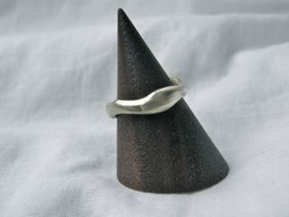 abstract art ring(silver) 3枚目の画像