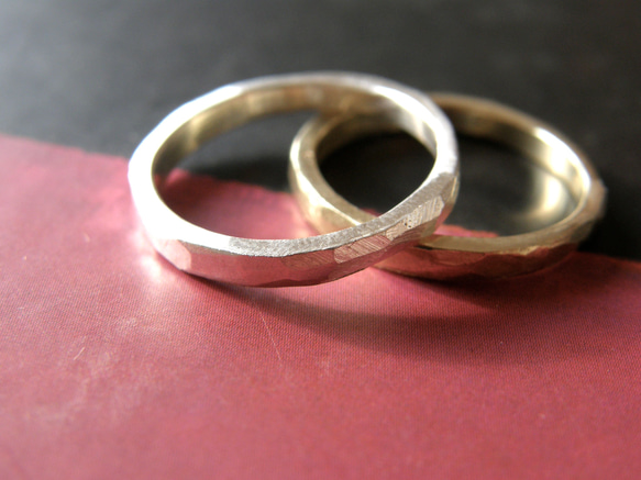 ＊ペアリングにも＊geometric ring silver(for men) 4枚目の画像