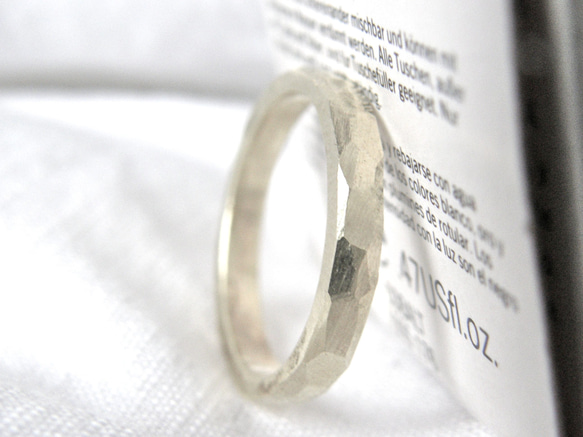 ＊ペアリングにも＊geometric ring (silver) 3枚目の画像