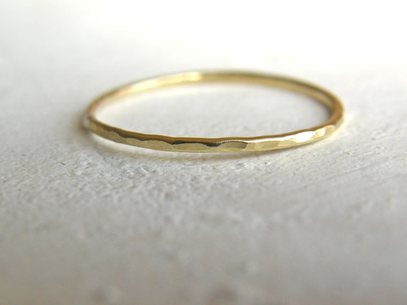 simple gold ring（４個セット） 1枚目の画像