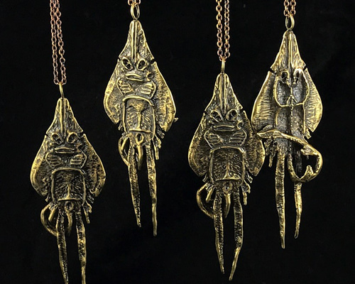 未確認生物「ジェニーハニヴァー（Jenny Haniver）」の真鍮製