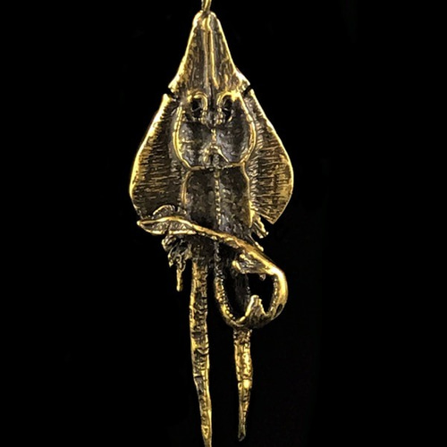 未確認生物「ジェニーハニヴァー（Jenny Haniver）」の真鍮製