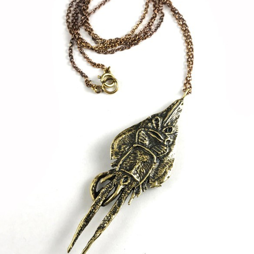 未確認生物「ジェニーハニヴァー（Jenny Haniver）」の真鍮製