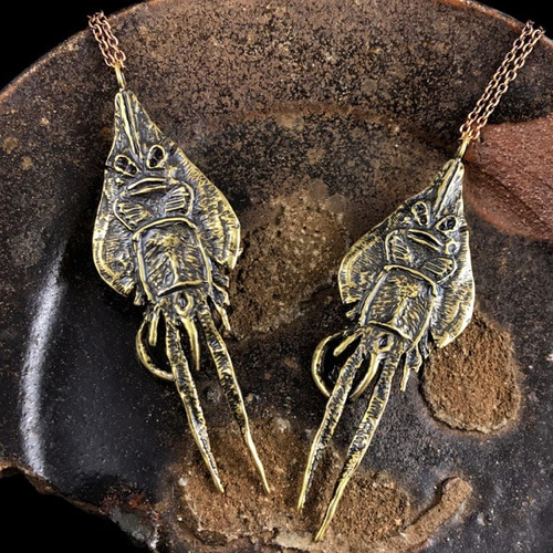 未確認生物「ジェニーハニヴァー（Jenny Haniver）」の真鍮製