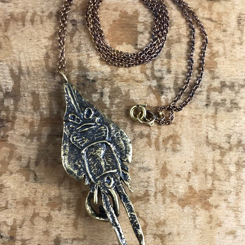 未確認生物「ジェニーハニヴァー（Jenny Haniver）」の真鍮製