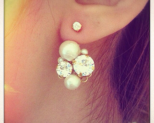 1222.スワロフスキー パールバックキャッチ レジンピアス♡ 1222.スワロフスキー パールバックキャッチ レジンピアス