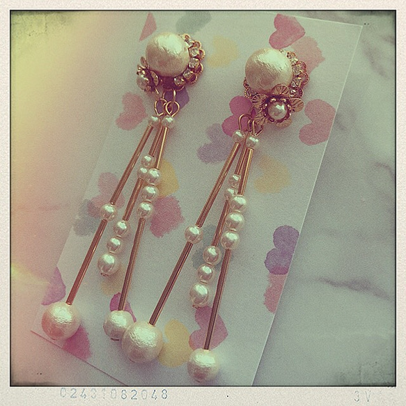 gold beads pierce 3枚目の画像