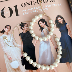 [送料無料] cotton pearl necklace 4枚目の画像