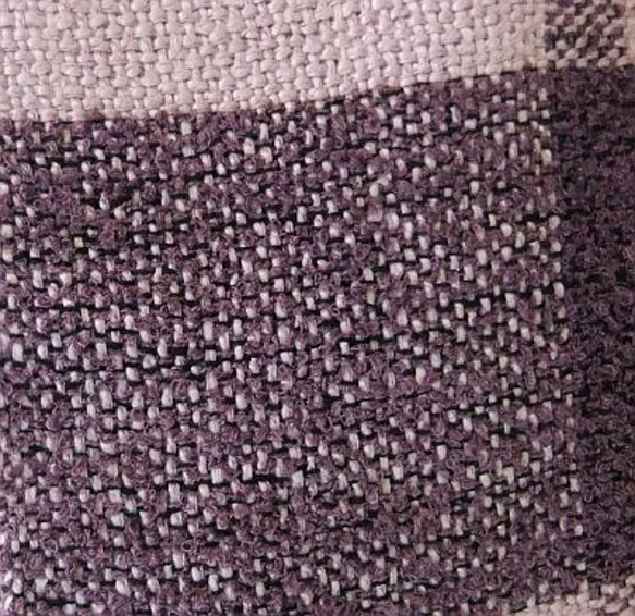 【No.048】手織り草木染めマフラー絹100％ 3枚目の画像
