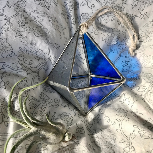 ステンドグラスのテラリウム/feat.昭和ガラス(銀河)【受注製作