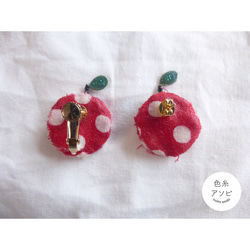 リンゴちゃん耳飾り 2枚目の画像