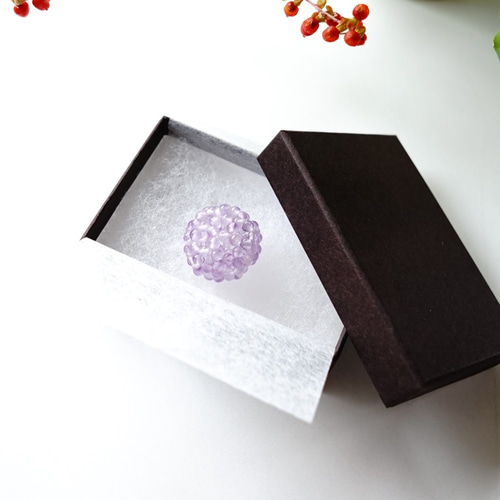 神聖幾何学フラーレン ラベンダーアメジストAA 3ミリ球 ネックレス