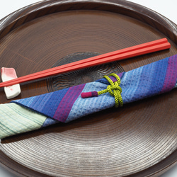 箸袋　(阿波しじら織)  ミックスカラー 9枚目の画像