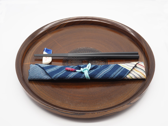 箸袋　(阿波しじら織)  ミックスカラー 10枚目の画像