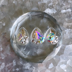 glass drop 3way nuance 水晶耳環③ 第3張的照片