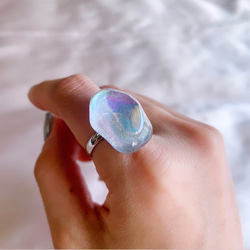 glass wave oval moisture aurora ring 5枚目の画像