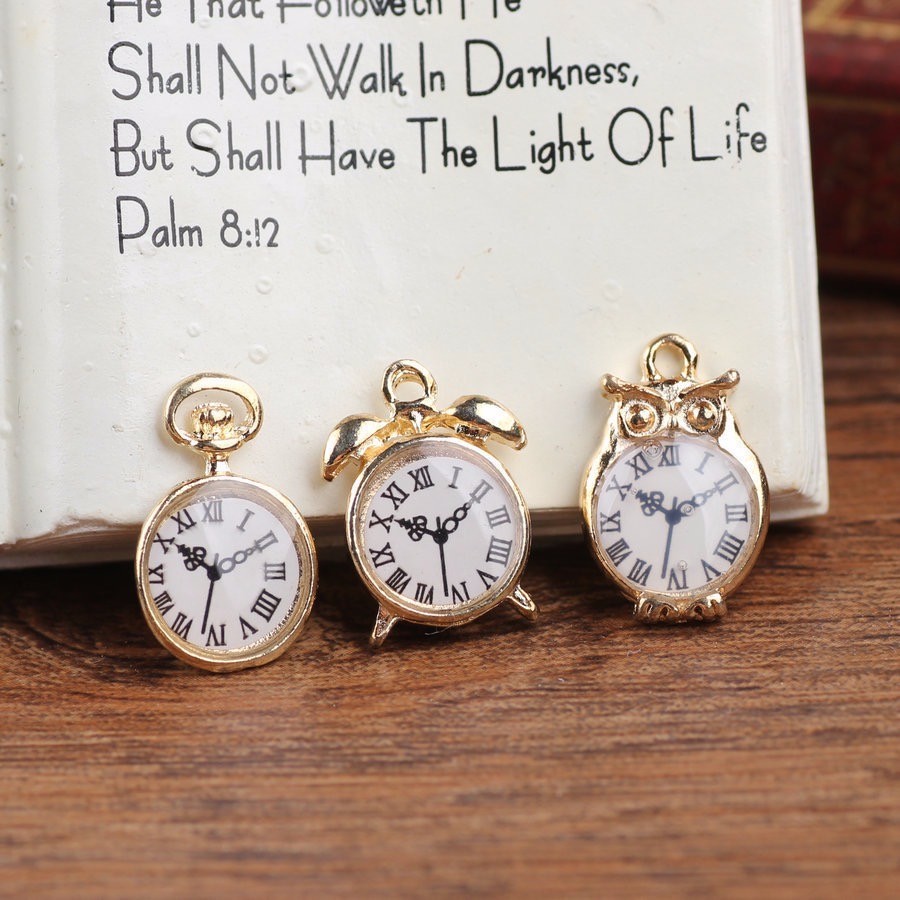 懐中時計 刻印 方位磁石 K18 チャーム