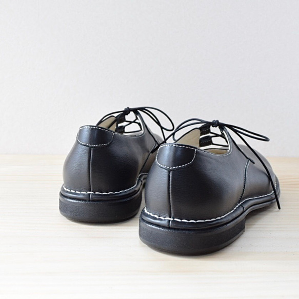 《W》オーダーメイドの革靴 毎日履きたい心地良さ 自分好みに選べる楽しさ　ギリーW-2 レディース 9枚目の画像