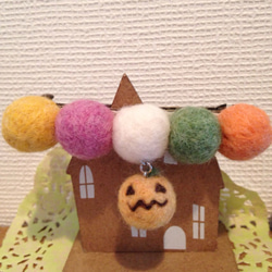 もこもこバレッタ（ハロウィン） 1枚目の画像