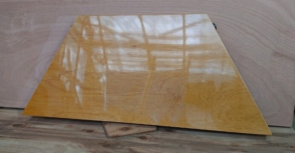 折りたたみ  ヘキサテーブル  木製 ウレタン塗装 リビング キャンプ 5枚目の画像