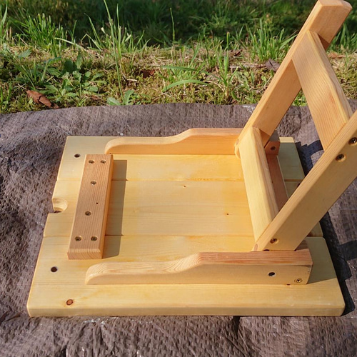 木製 折りたたみローテーブル 七輪 ビルトイン グリル サイドテーブル