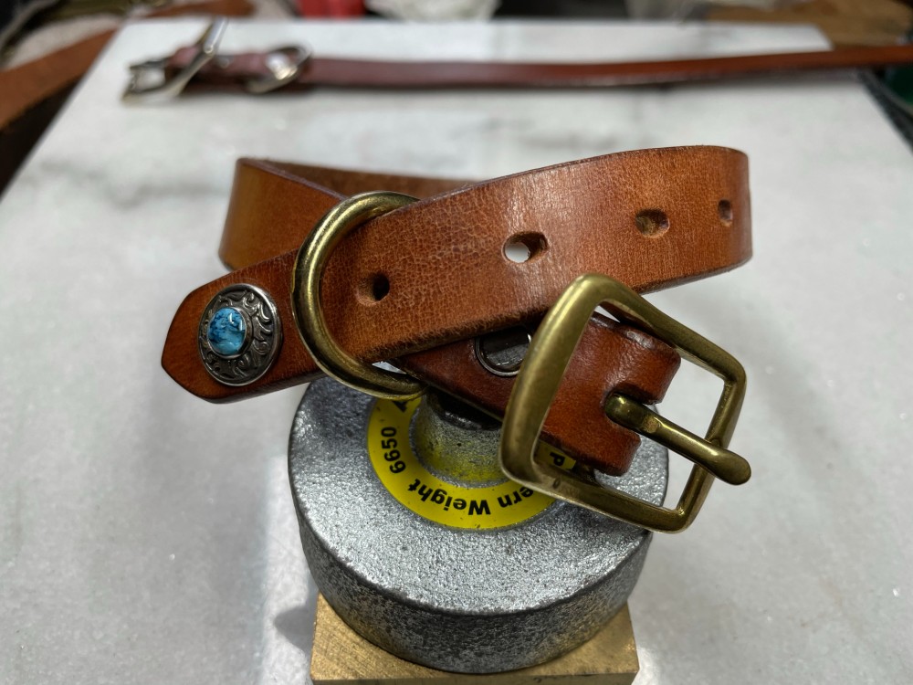 【CDOｰHOHG18CBL〈BR〉】犬の首輪〈サイズ「Ｓ」〉 人気　おしゃれ　かわいい