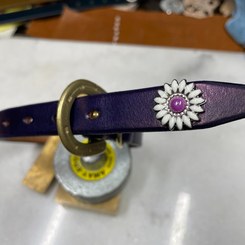 【CDO-SLBG20CDPR〈PR〉】犬の首輪〈サイズ「S」〉牛革　人気 CDOｰSLBG20CDPR〈PR〉】犬の首輪〈サイズ「S」〉 牛革 人気 かわいい