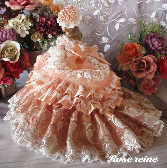 soldベルサイユの薔薇 ヴィンテージピンクの可憐なシルエットプリンセスドレス 4枚目の画像