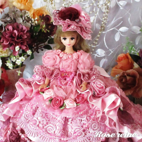soldk様ご予約品 ロマンティックシンデレラ 薔薇の花園スウィートフリルオーバートレーンドールドレス 2枚目の画像