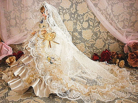 ◆SOLD OUT  ジェニー ヴィクトリア調 ウエディング ドレス 3枚目の画像