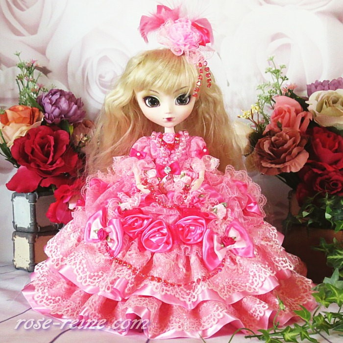 ビンテージドール 花柄ドレス 金髪 金髪 ビンテージドール 花柄ドレス