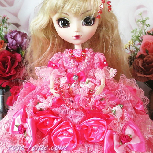 【オオイケ　アモール】花柄ドレスのアンティーク人形 オオイケ アモール】花柄ドレスのアンティーク人形 - メルカリ