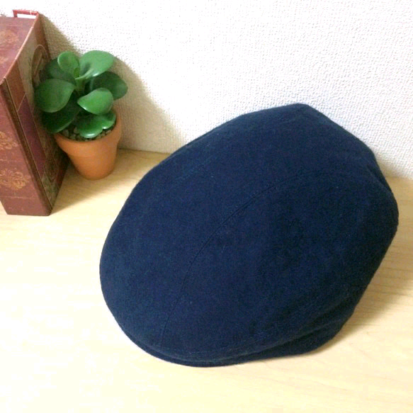 まんまるハンチング  ネイビー  帽子