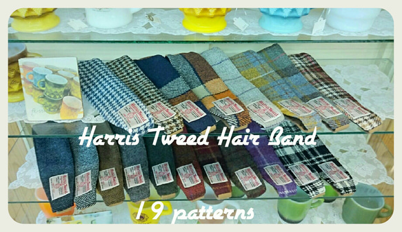 ＊new＊Harris Tweed Hair Band＊ハリスツィードヘアバンド＊ 1枚目の画像