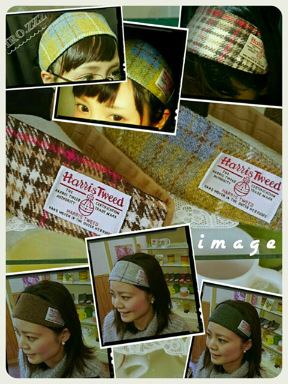 ＊new＊Harris Tweed Hair Band＊ハリスツィードヘアバンド＊ 5枚目の画像