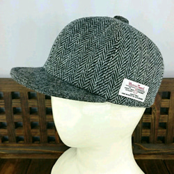 ＊Harris Tweed short brim cap＊h002＊ 1枚目の画像