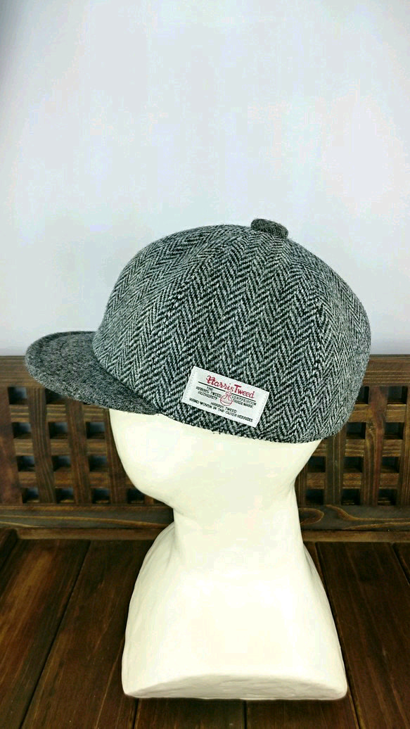 ＊Harris Tweed short brim cap＊h002＊ 2枚目の画像